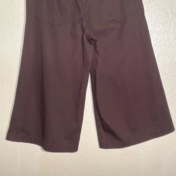 NWT Larry Levine Capris Women's 8 Chocolate Stretch Mid Rise City Comfort Career - Picture 9 of 15